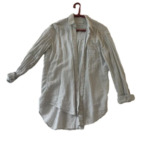 Aritzia button down cotton/linen blend - size xs - Picture 2 of 2